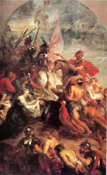 The Way To Calvary by Peter Paul Rubens painted about 1636