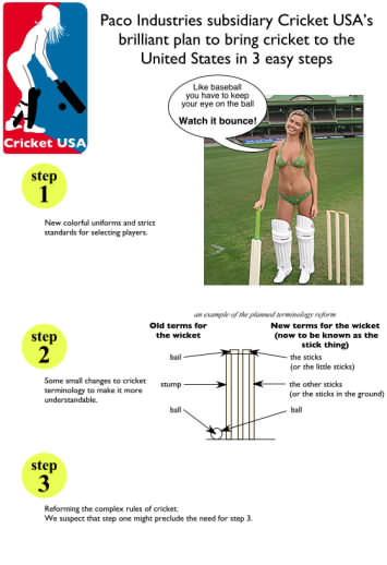 How to make Americans interested in the game of Cricket